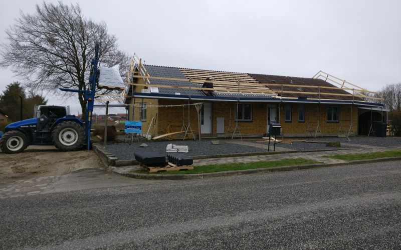 Nyt tag håndværkervej - Videbæk