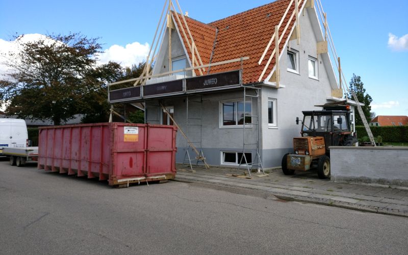Nyt tag på byhus - Videbæk
