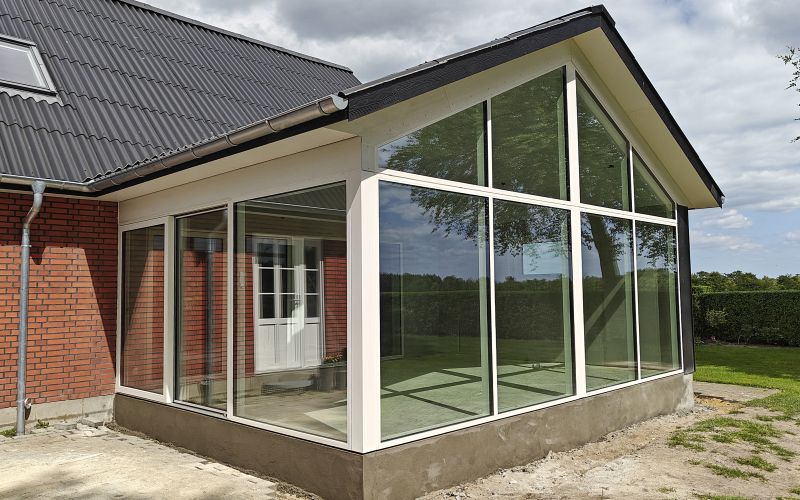 Tilbygning/udestue i Hodsager